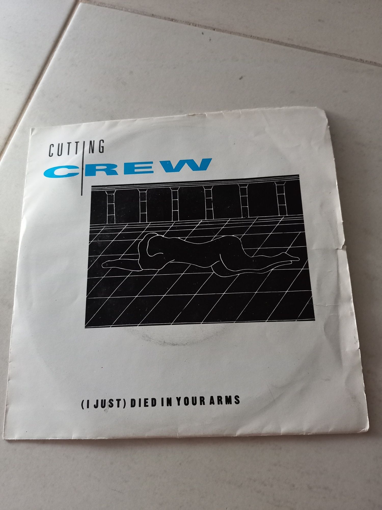 Disco single de vinil Cutting Crew 1986