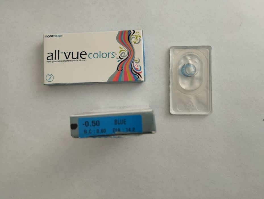 Soczewki kontaktowe kolorowe -0.50