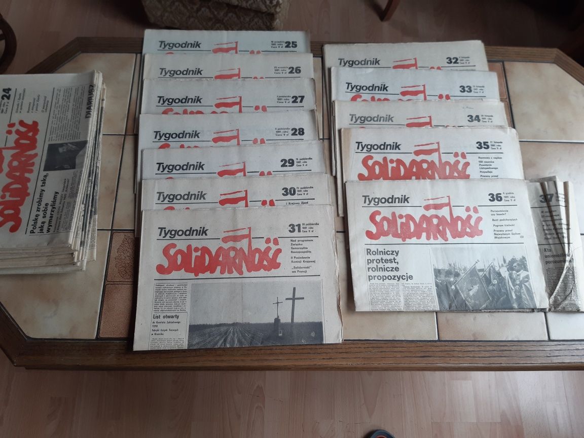 Solidarności tygodnik wszystkie numery PRL