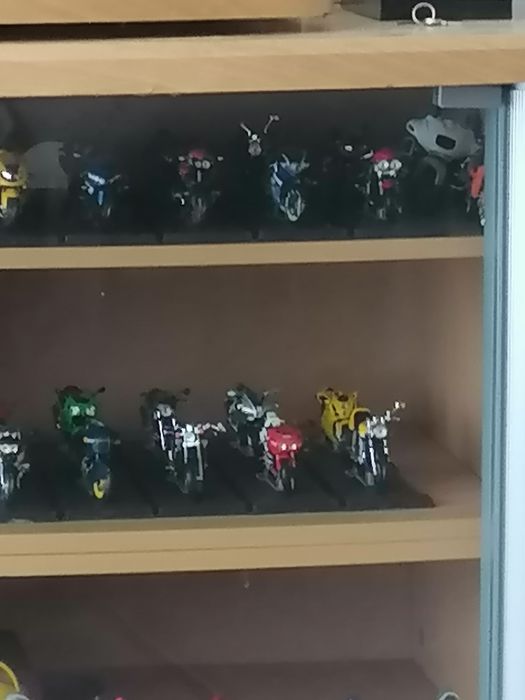 Moto de coleção-sem proteção
