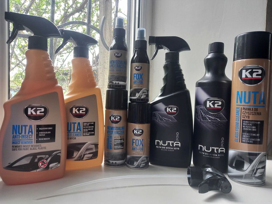 Очиститель стекол авто K2 Nuta, Pro антидождь антимошка, от запотевани