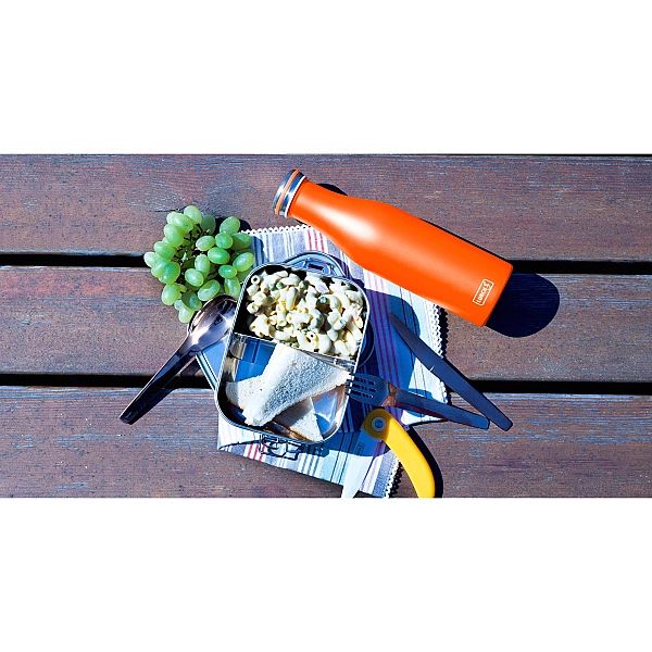 Butelka termiczna, stalowa, 0,5 l, pomarańczowa / Lurch