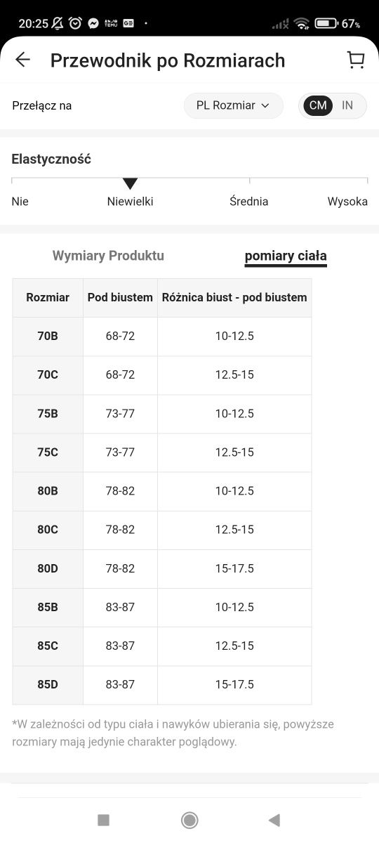 Komplet trzech staników