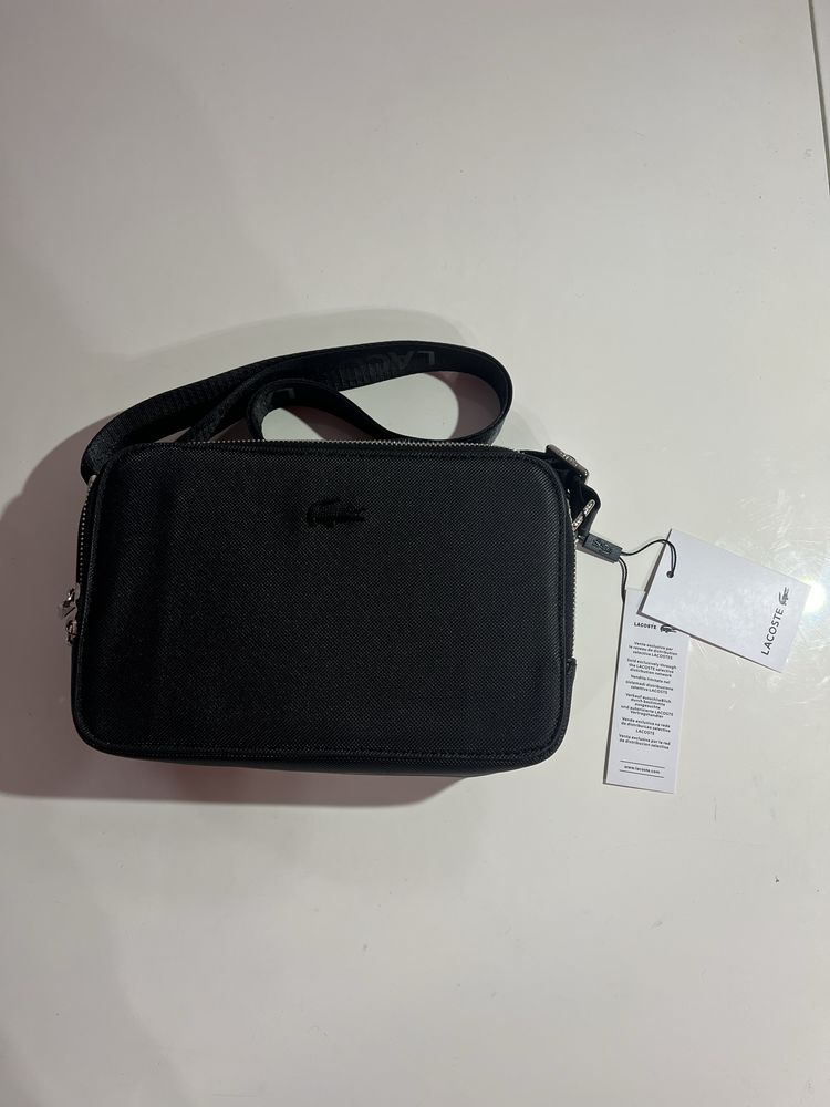 Сумка лакоста bag lacoste месенджер чоловіча сумка жіноча  бананка