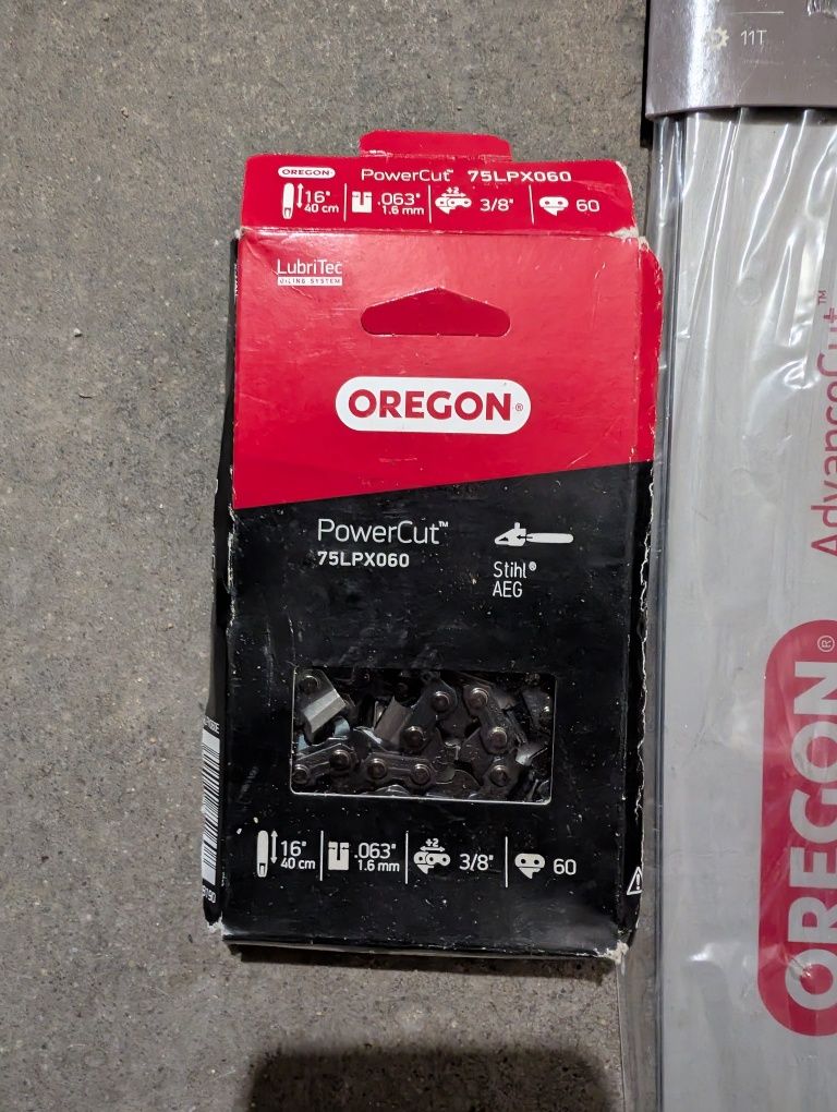 Prowadnica 40cm OREGON + łańcuch 3/8 1,6 nowe, do piły Stihl.