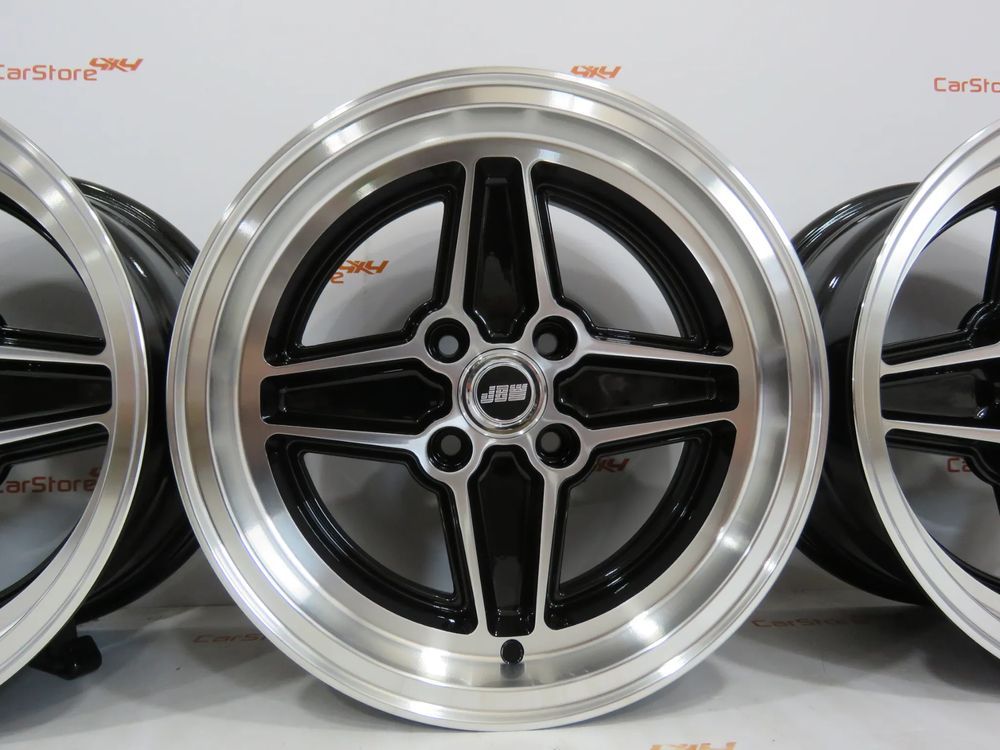 Jantes JBW RS4 Ford 15'' x 7 et 5 4x108 Pretas