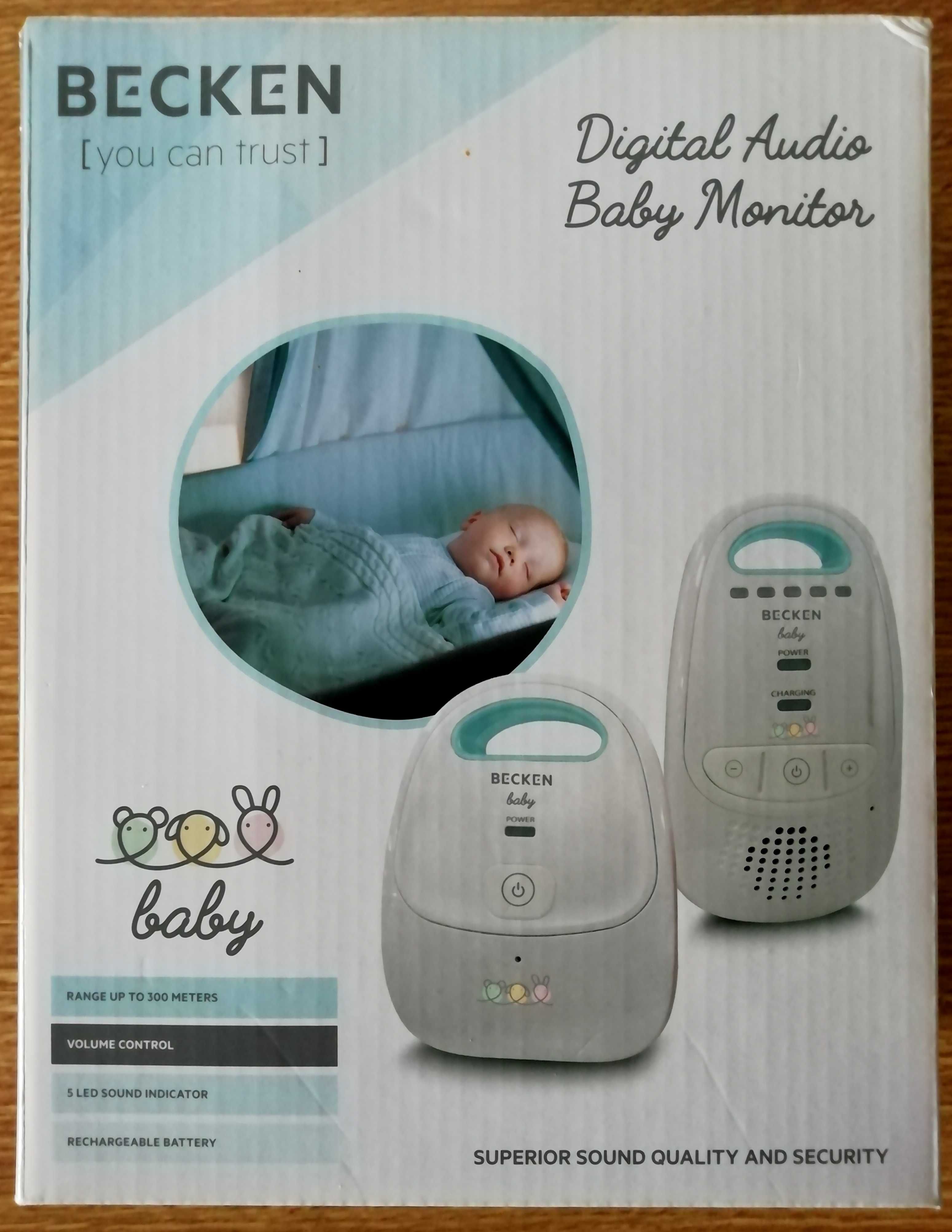 Intercomunicador áudio digital de bebés Becken novo