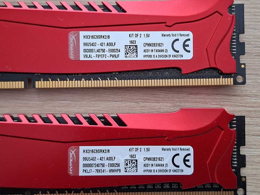 Pamięć RAM 8GB DDR3 Kingston HyperX Savage HX316C9SRK2/8