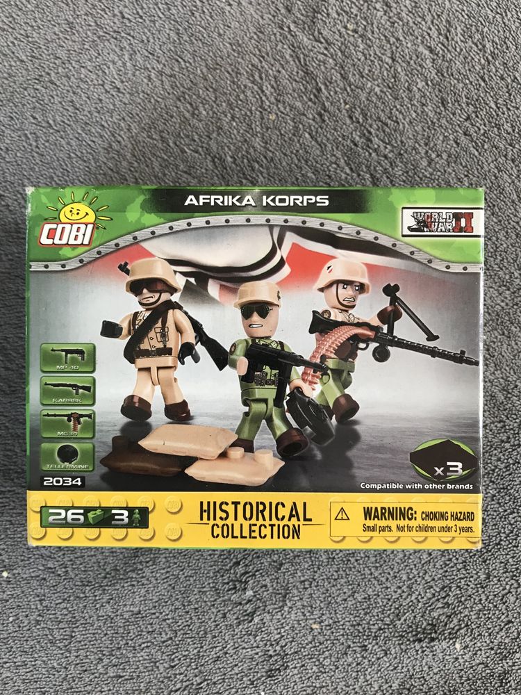 Klocki Cobi 2034 figurki Afrika Korps