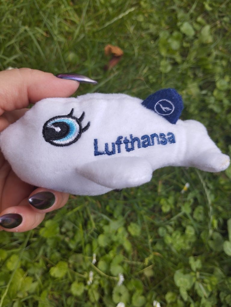 Samolot lufthansa pluszak maskotka