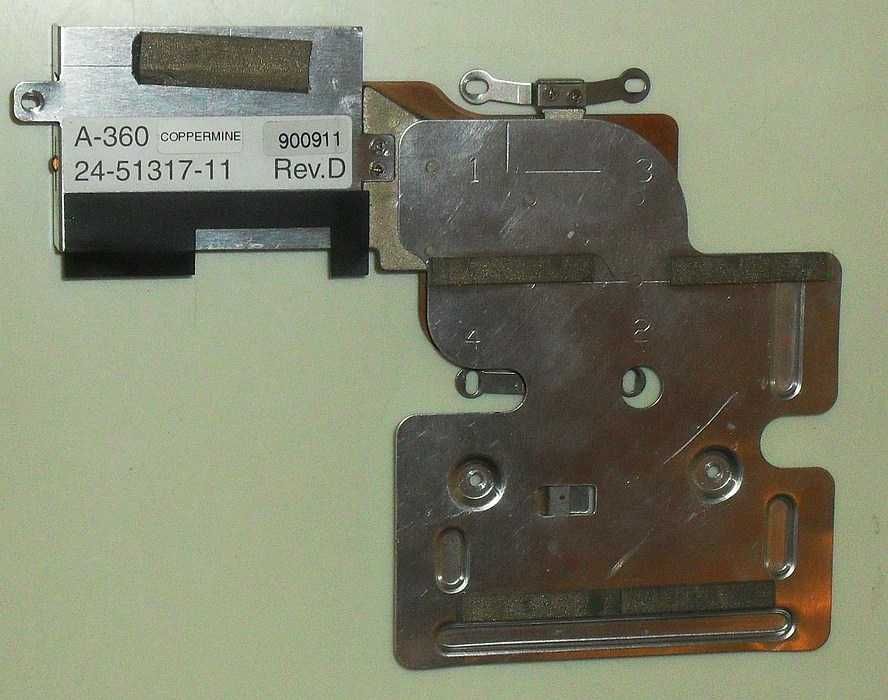 Radiator, układ chłodzenia do zabytkowego laptopa TINY A360+