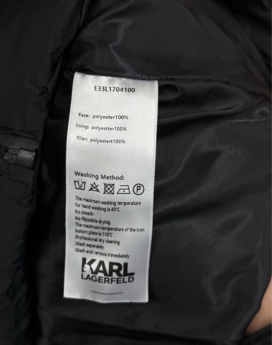 Жіночий пуховик куртка зимовий Karl Lagerfeld