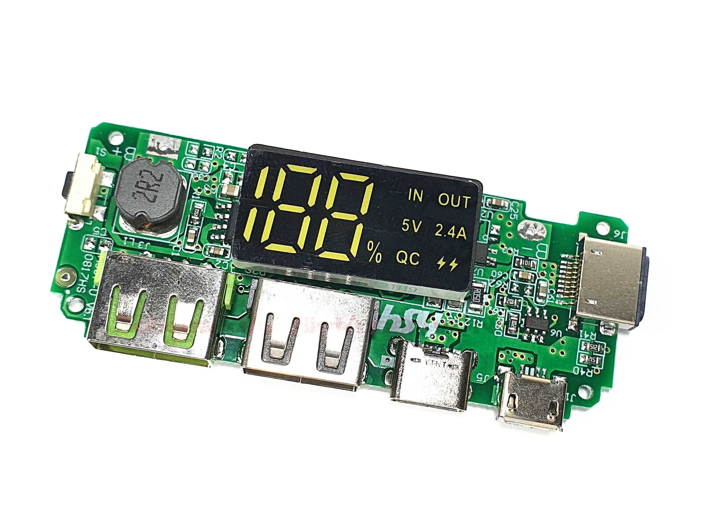 Контроллер плата для PowerBank 18650 USB Type-C Павербанка 50000 мАч