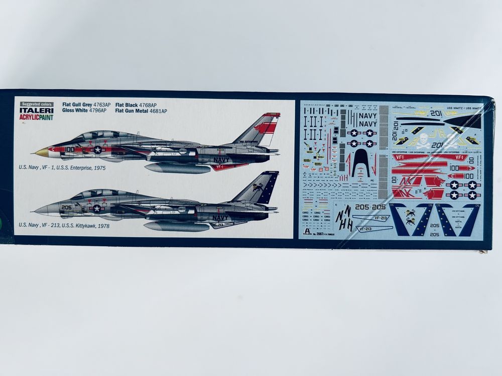 Samolot F-14A Tomcat model do sklejania Italeri 2667