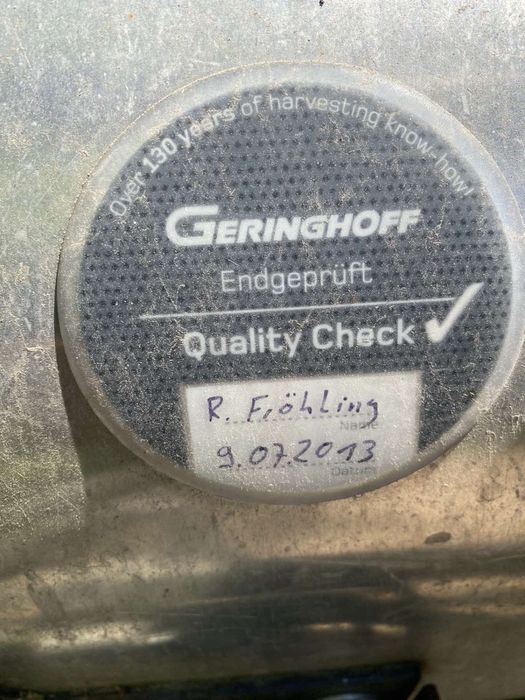 Жниварка GERINGHOFF RD 600