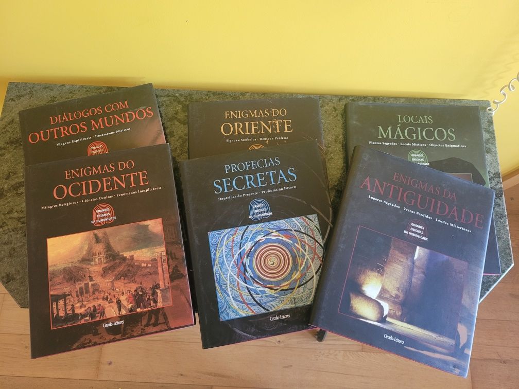 Coleção de livros sobre Enigmas de diversos pontos do Mundo