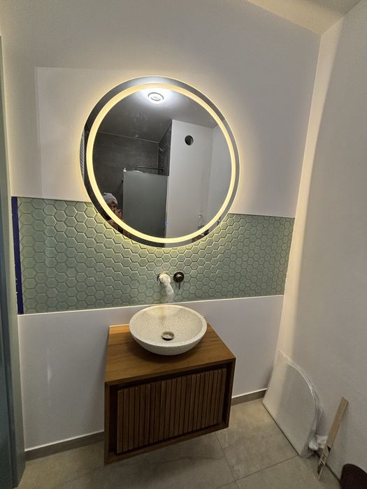 Raw Decor heksagon duzy light moss 11 plastrow