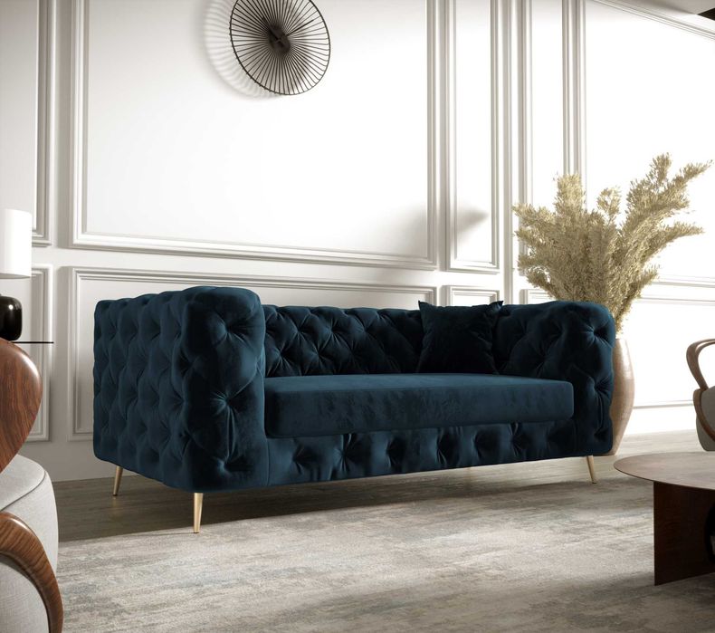 Sofa Chesterfield Pikowana Elegancka EN Meble