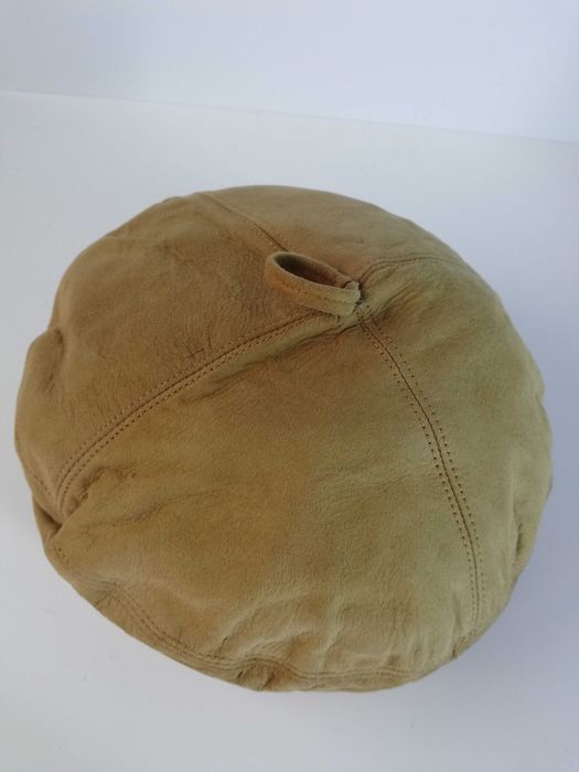 beret z irchy zamsz skóra naturalna