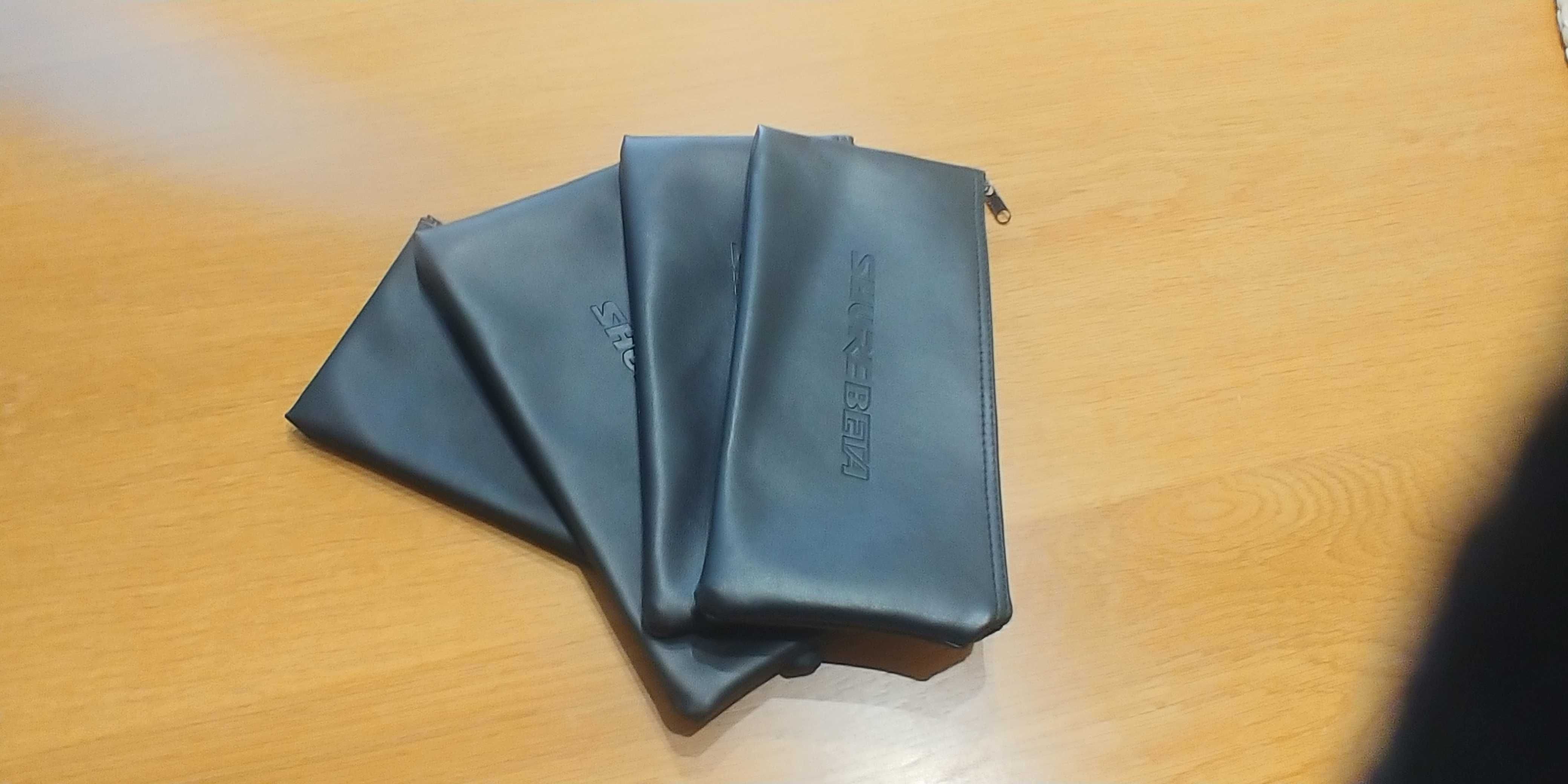 Shure - etui, oryginalne pokrowce na mikrofony 4szt.