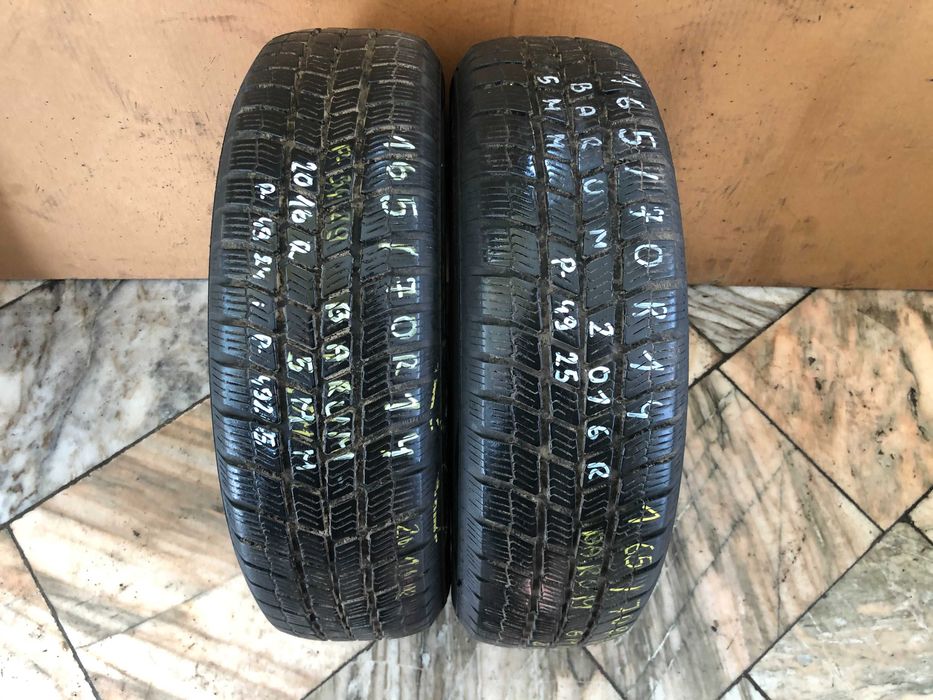 Opony ZIMOWE x2 Barum Polaris 3 165/70R14 5mm 2016r -MONTAŻ