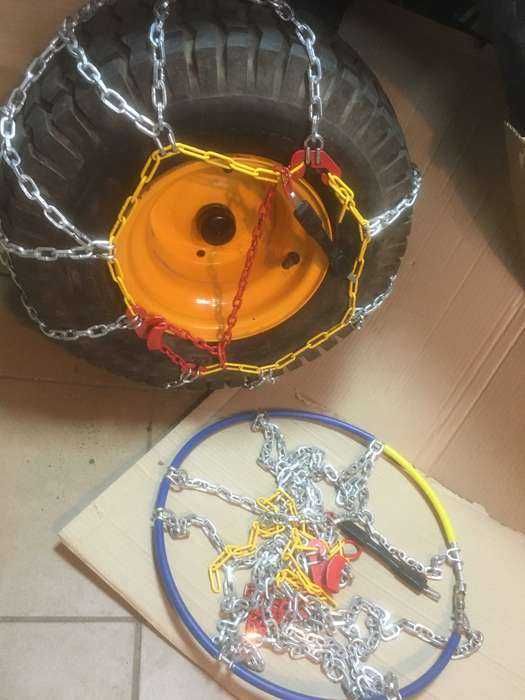 Łańcuchy śniegowe traktorek kosiarka