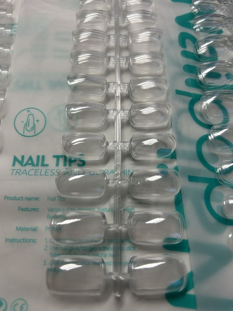 Tipsy paznokcie żelowe przedłużanie nail gel