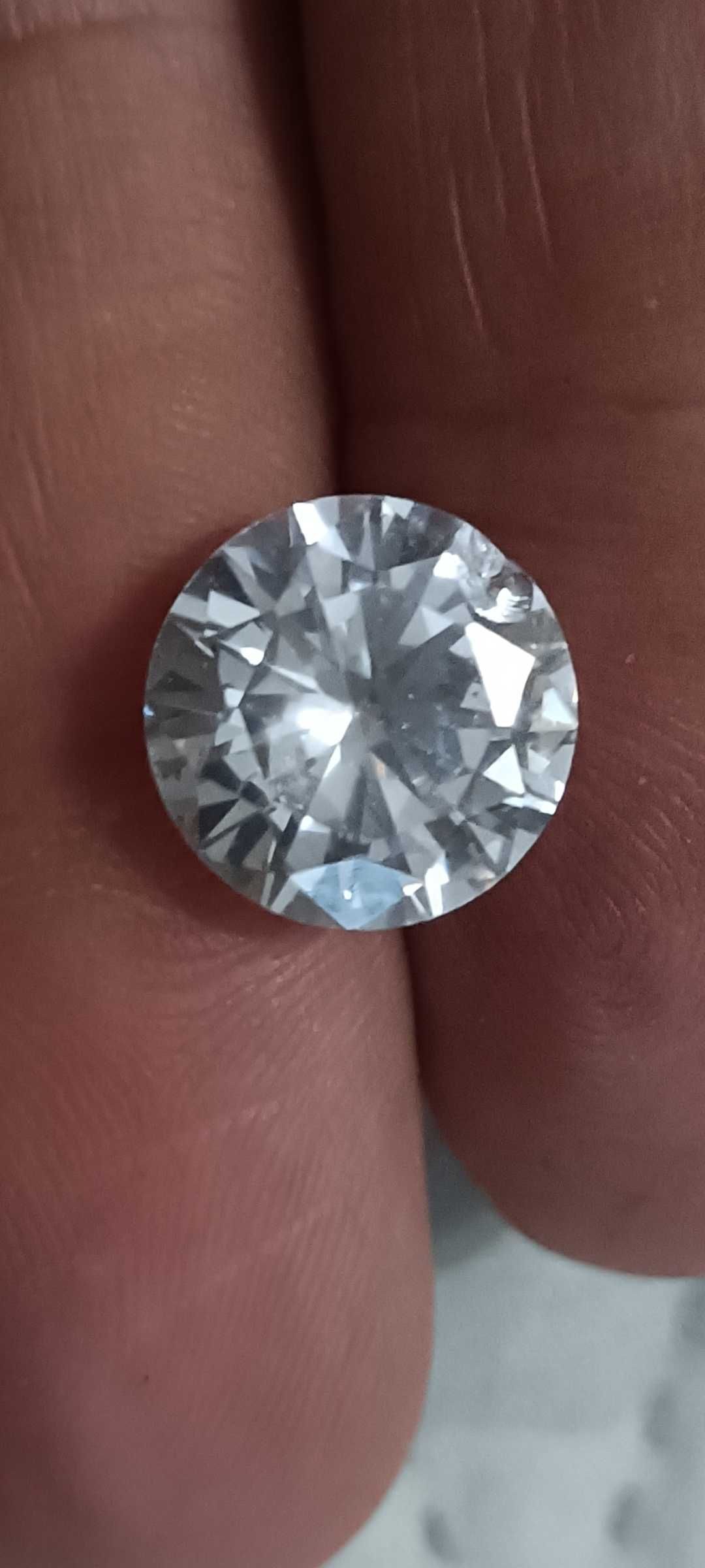 Pedra preciosa Moissanite com certificado