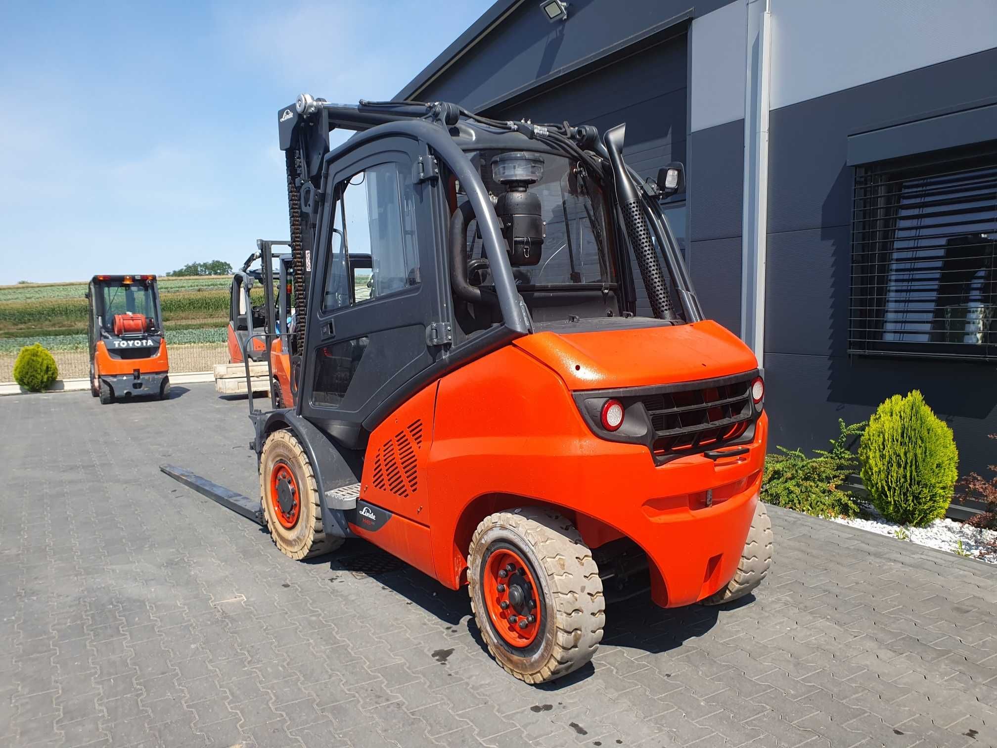Wózek widłowy Linde H45D-02 2019r Pozycjoner Diesel Kabina H50 H40 H35