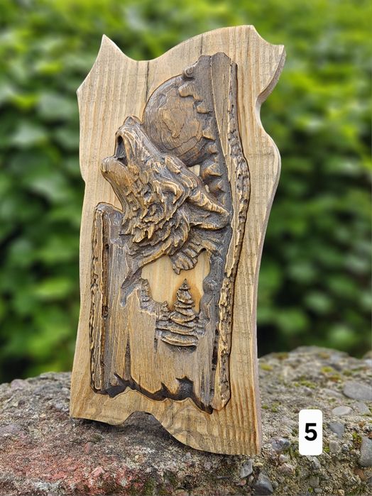 Bieszczadzki Wilk - płaskorzeźba