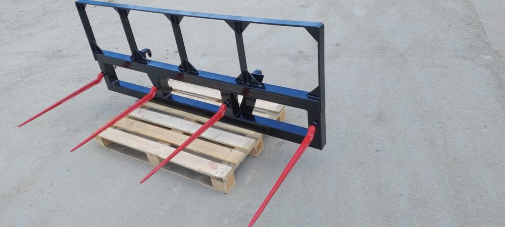 Ramka do balotów z nadstawką 80 cm transport 2 / 3 szt. bele udźwig 2t