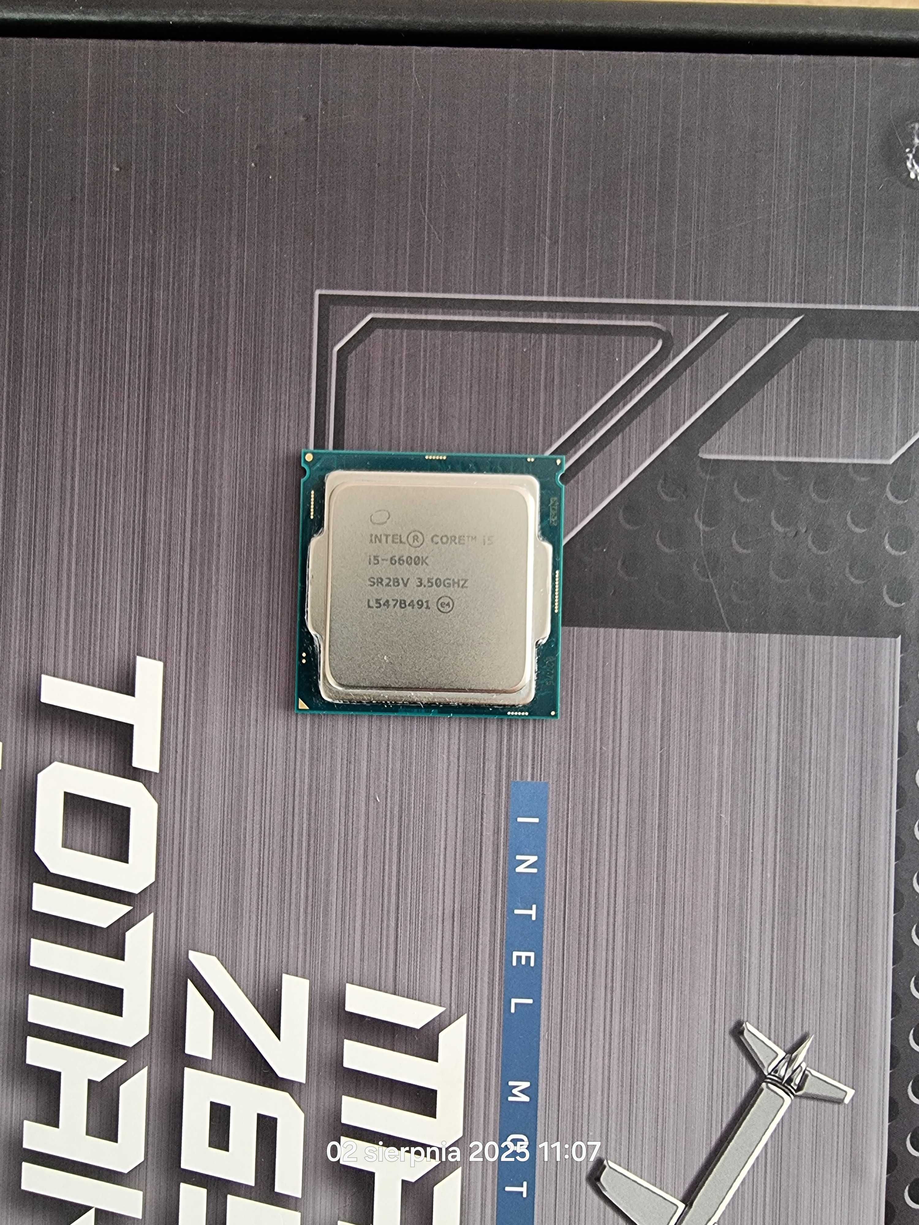 Płyta głowna +prosecor intel core i 5 6600k
