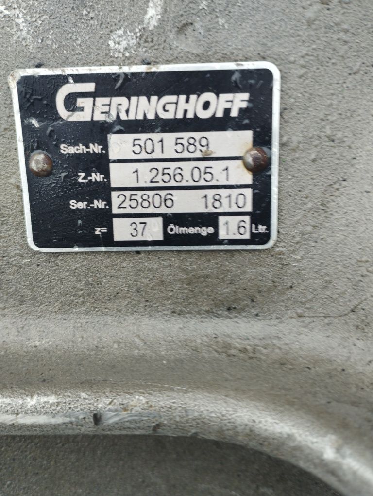 Geringhoff редуктори бокові 501589, 501579.