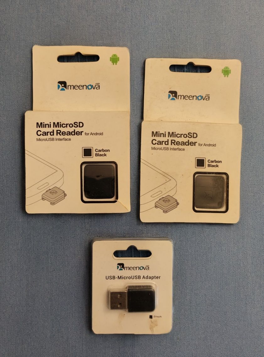 Meenova Mini Leitores de MicroSD e Adaptador USB Micro-USB