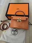 Torebka Hermes Mini Kelly pomaranczowa orange poszukiwana