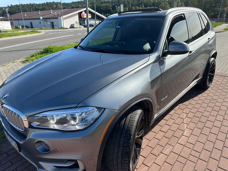 BMW X5 Automat, nawigacja, kamera, mocna benzyna, czujniki ,skóry, el. klapa