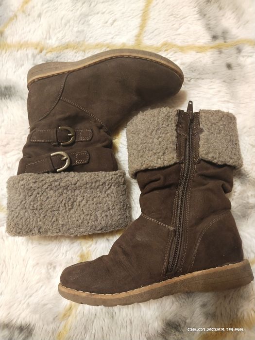 Ocieplane kozaki kozaczki zima śnieg