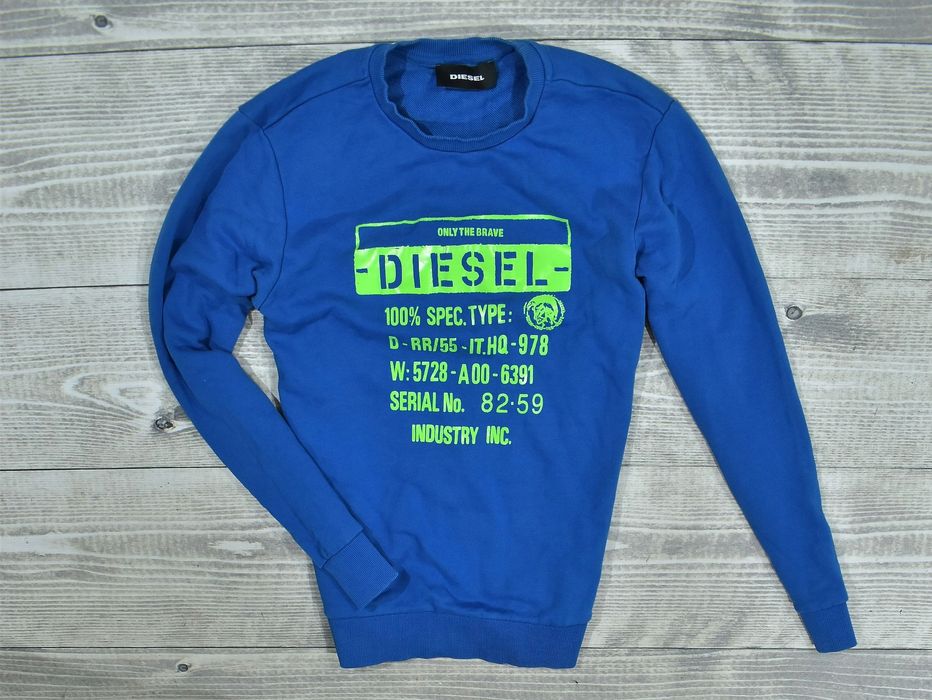 Diesel Logowana Bluza Męska Crewneck / M