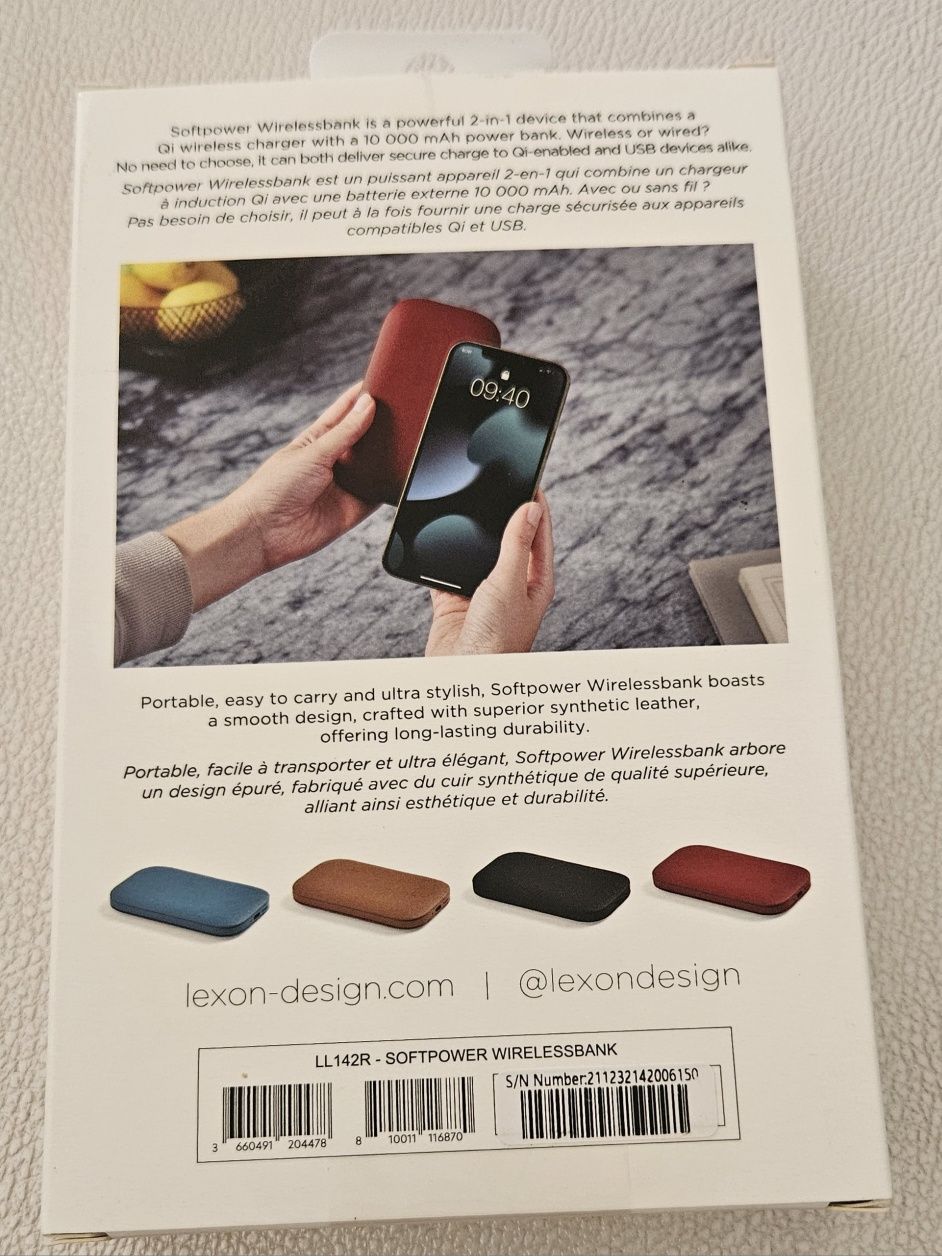 Powerbank LEXON Softpower 10000 mAh 15W