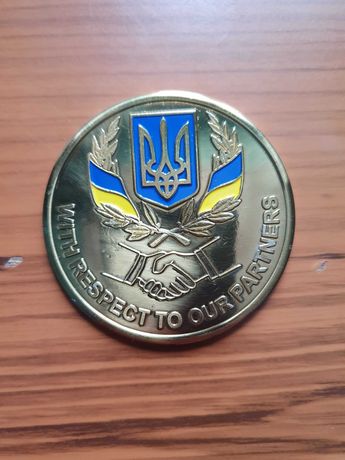 Медаль Тисменицького району "With respect to our partners"
