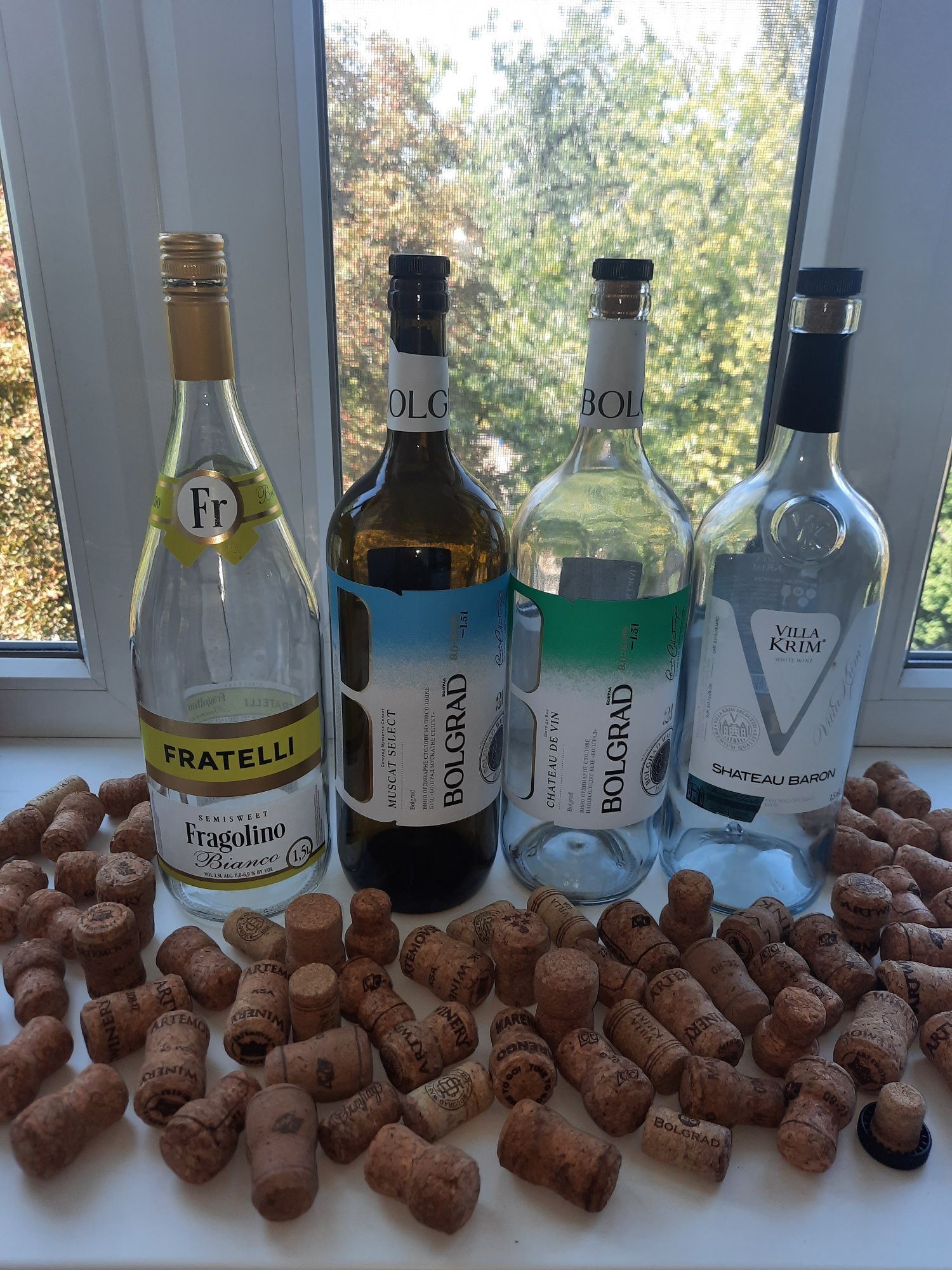 Эксклюзивные бутылки от элитного алкоголя.