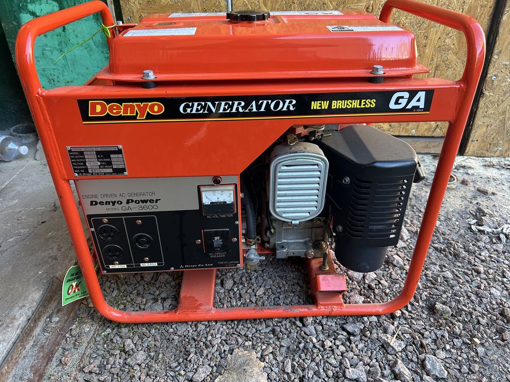 Гениратор denyo power GA 3600