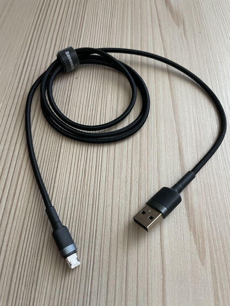 Кабель Micro-usb 2.4А для швидкої зарядки Baseus шнур нейлоновий