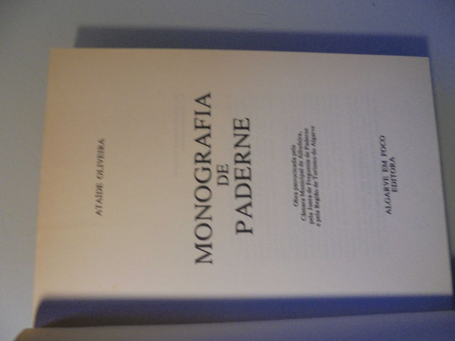 Oliveira (Ataíde);Monografia de Paderne;Algarve em Foco