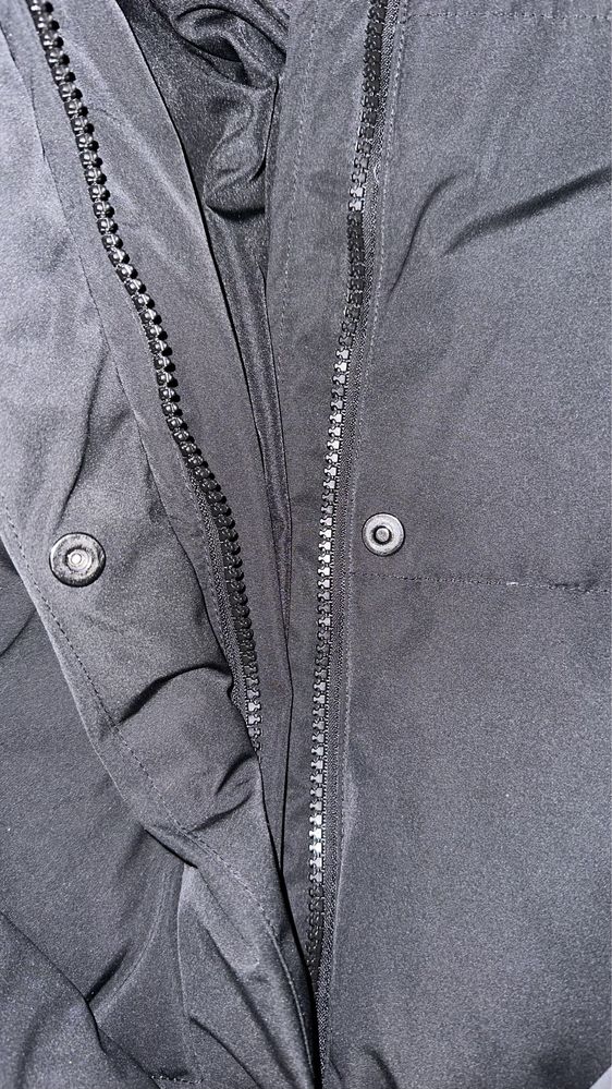 Довгий пуховик ZARA
