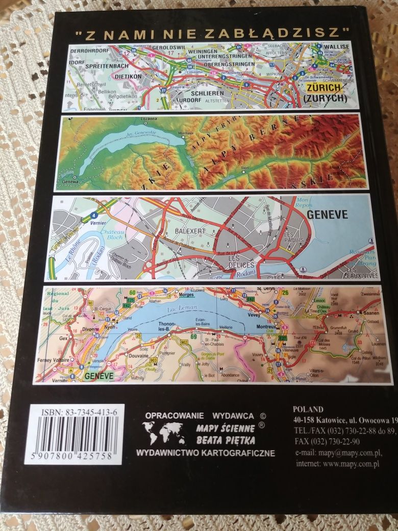 Atlas encyklopedia drogowa Szwajcarii