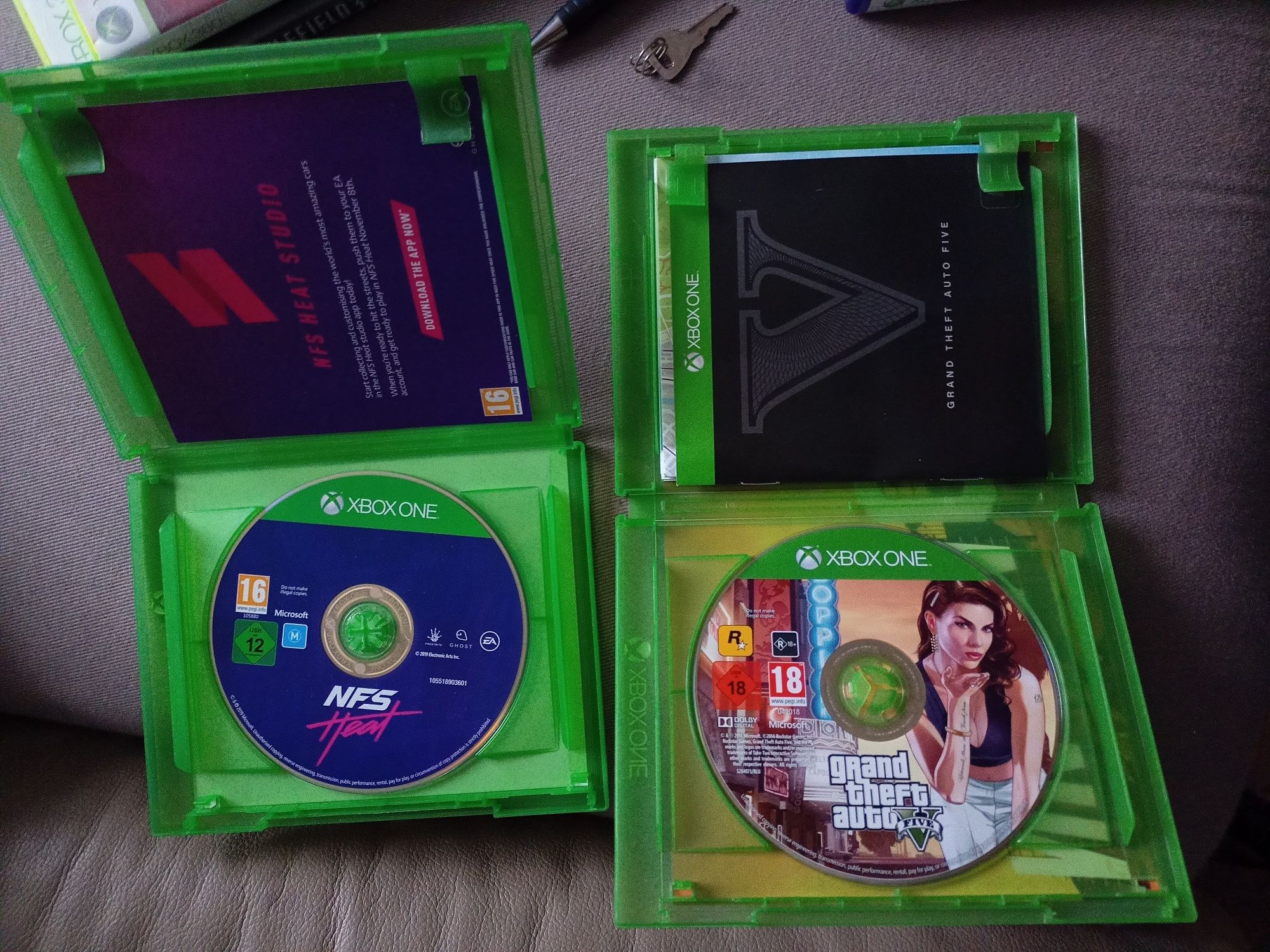 Zestaw gry na Xbox one need for speed grand the auto v