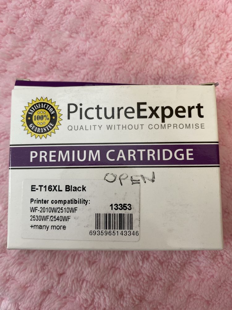 Tusz zamiennik Epson E-T16 XL czarny - otwarty