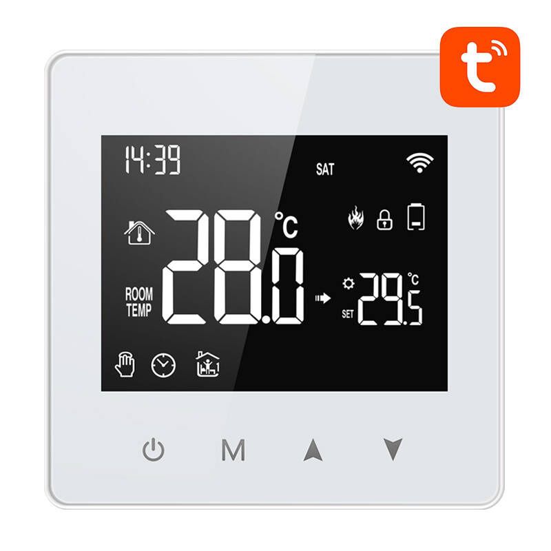 Termostat Avatto Zwt198 Zigbee Smart Tuya Wifi Sterowanie Temperaturą
