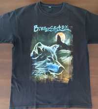 Koszulka t-shirt chłopięcy z wilkiem Bieszczady rozm ok. 152